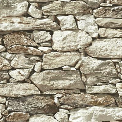 View CT40805 The Avenues Browns Fieldstone by Seabrook Wallpaper