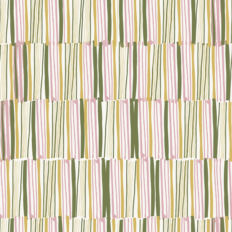 Sample LDS4581 Leah Duncan, Yellow Thistle Peel and Stick Wallpaper by NuWallpaper