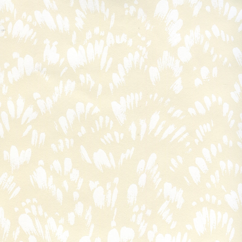 Sample 8210WP-01OWP Passy Ii, White on Off White by Quadrille Wallpaper
