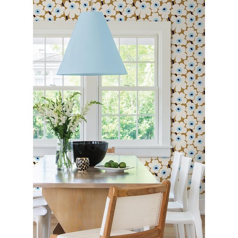 MKS4495 | Marimekko, Beige Pieni Unikko Peel & Stick Wallpaper Beige -