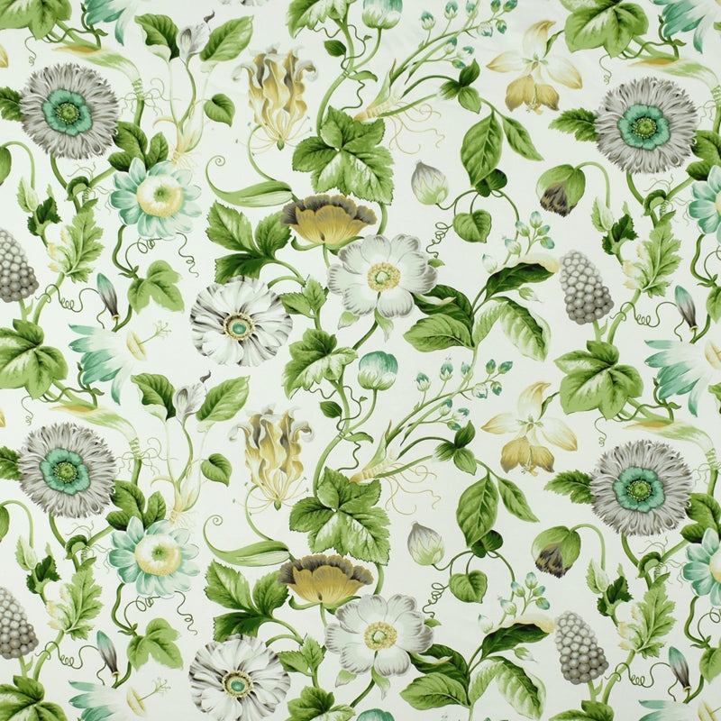 Purchase S2713 Green Tea Floral Multipurpose Greenhouse Fabric