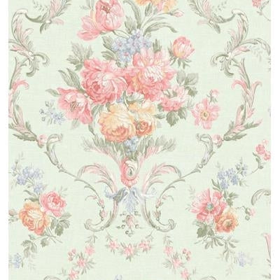Find WC50702 Willow Creek Reds Floral by Seabrook Wallpaper
