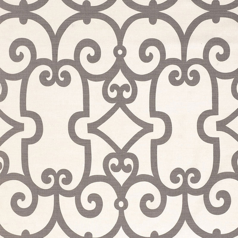 Purchase sample of 174153 Manor Gate, Charcoal by Schumacher Fabric