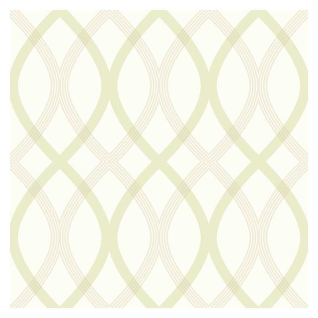 Order 2535-20669 Simple Space 2 Contour Green Geometric Lattice Beacon House Wallpaper