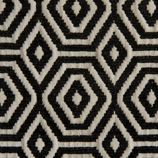 Acquire A9 0010Geom Geometric Drops Sexy Black by Aldeco Fabric