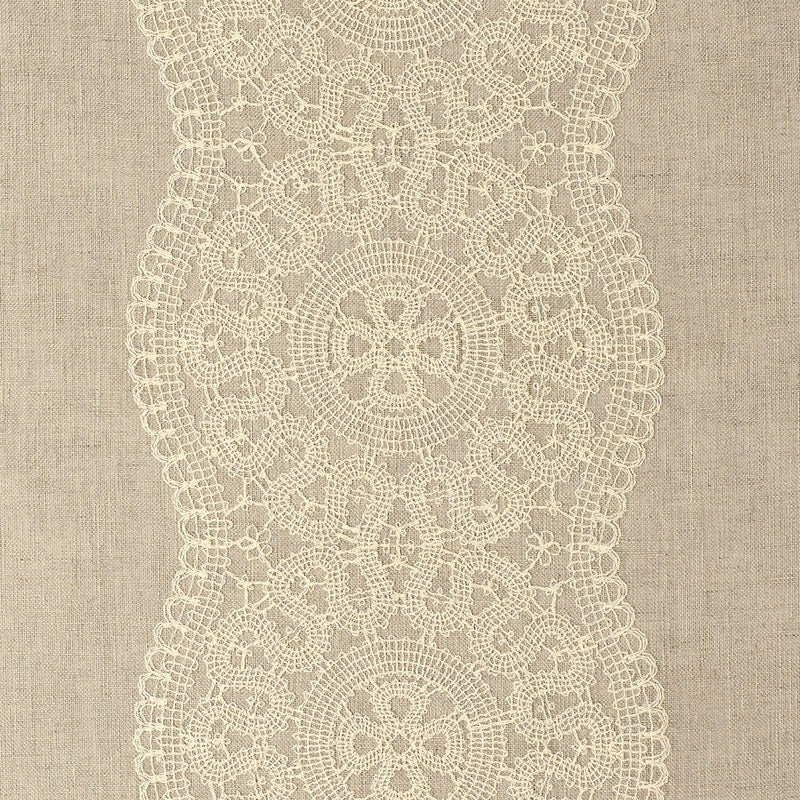 Purchase sample of 55421 Alencon, Natural by Schumacher Fabric