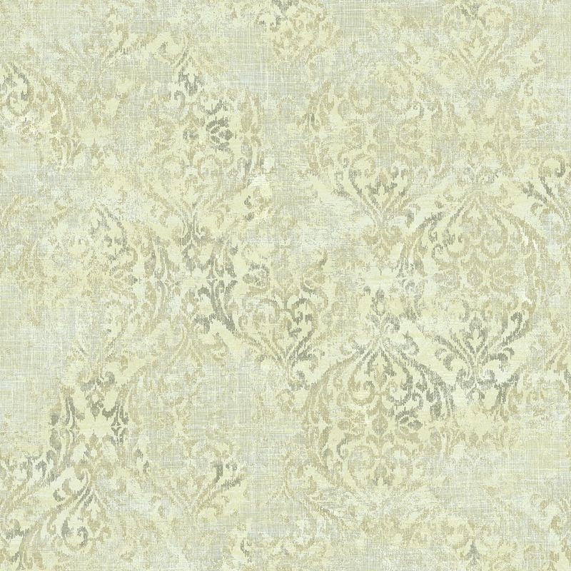Buy AR32000 Nouveau All-Over Damask by Wallquest Wallpaper