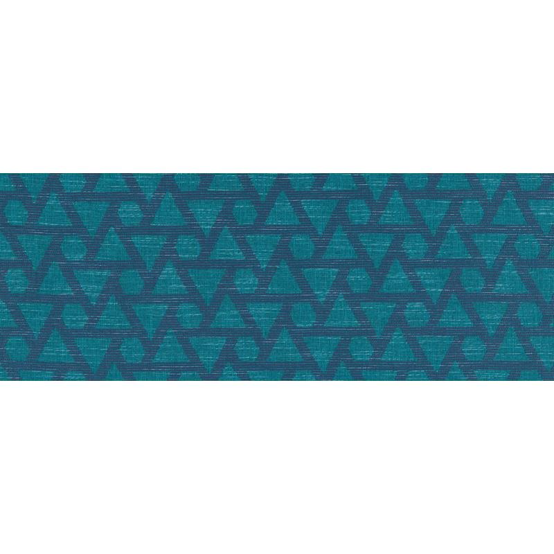 518990 | Geo Stitch | Peacock - Robert Allen Home Fabric