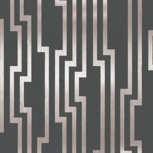 Buy DE8818 Journey Velocity color Silver Geometrics by Candice Olson Wallpaper