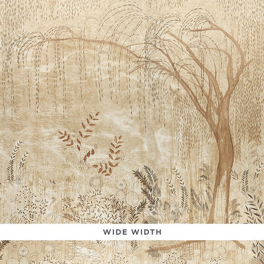 Buy 5010932 Bisou Gold Schumacher Wallcovering Wallpaper