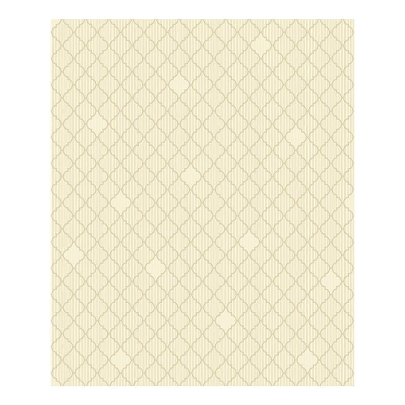 Sample Carl Robinson CR21507, Jenner color Neutrals Ogee Wallpaper