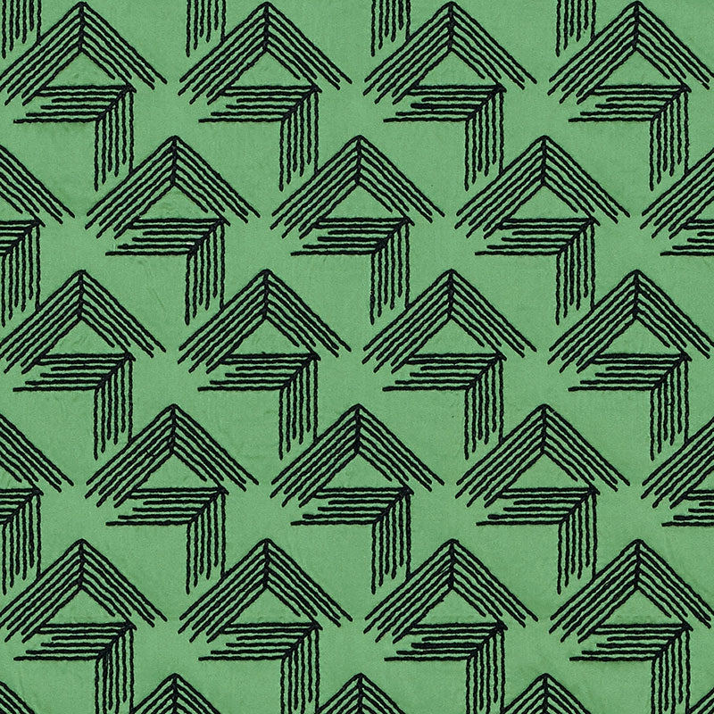 Acquire 69432 V Step Loden by Schumacher Fabric