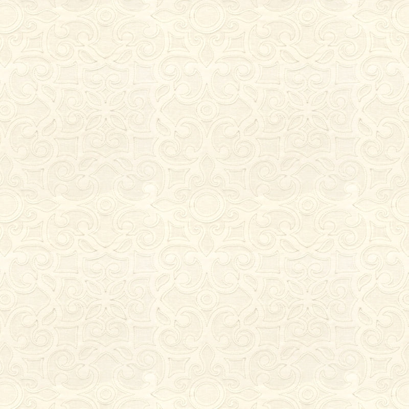 Sample GING-4 Ivory by Stout Fabric