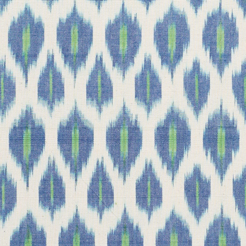 Purchase sample of 178060 Presidio Ikat, Peacock by Schumacher Fabric