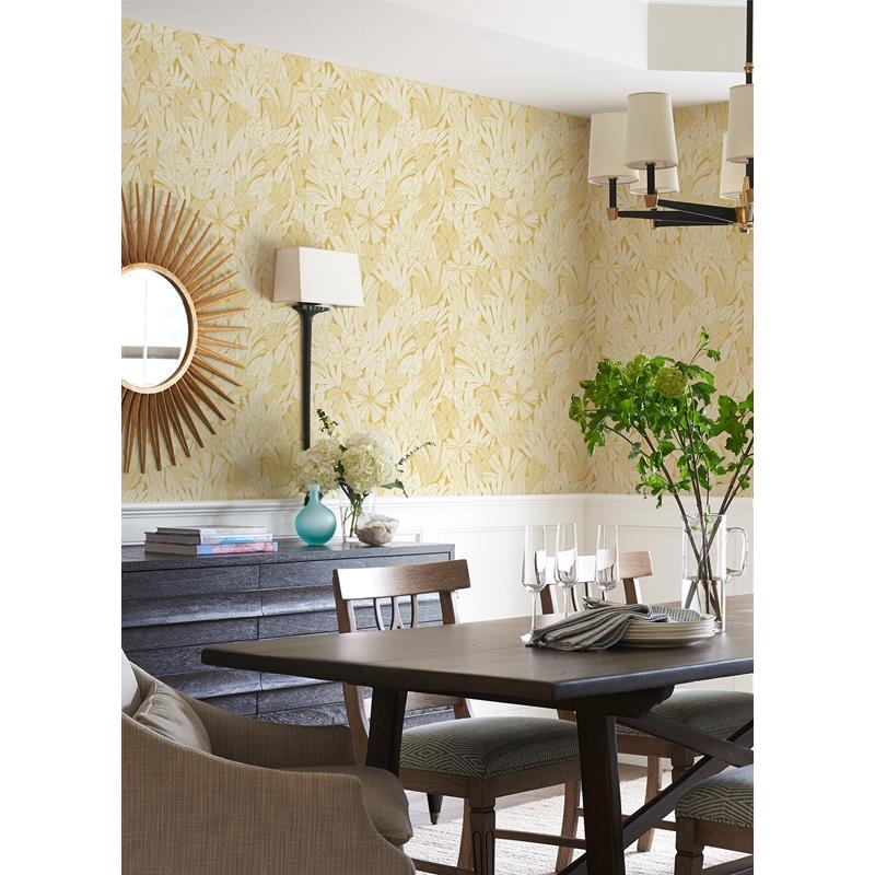 Order 4081-26343 Happy Bannon Yellow Leaves Yellow A-Street Prints Wallpaper