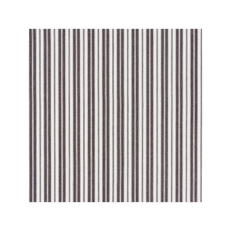 Sample 27115-005 Devon Ticking Stripe, Charcoal - Scalamandre Fabric (SC 000527115)