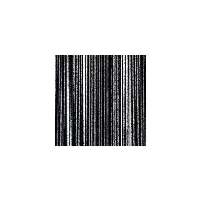 Sample A9 00011837 Pinstripe Velvet, Black and White By Aldeco