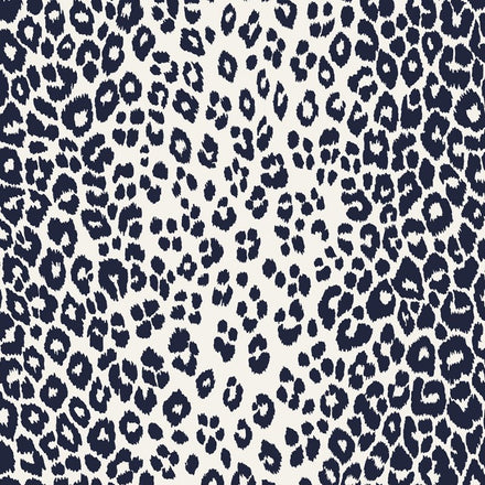 5007010 | Iconic Leopard, Ink - Schumacher Wallpaper