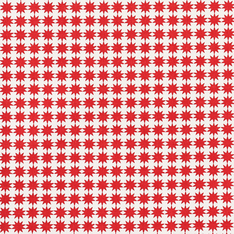 Purchase sample of 177086 Stella, Red by Schumacher Fabric