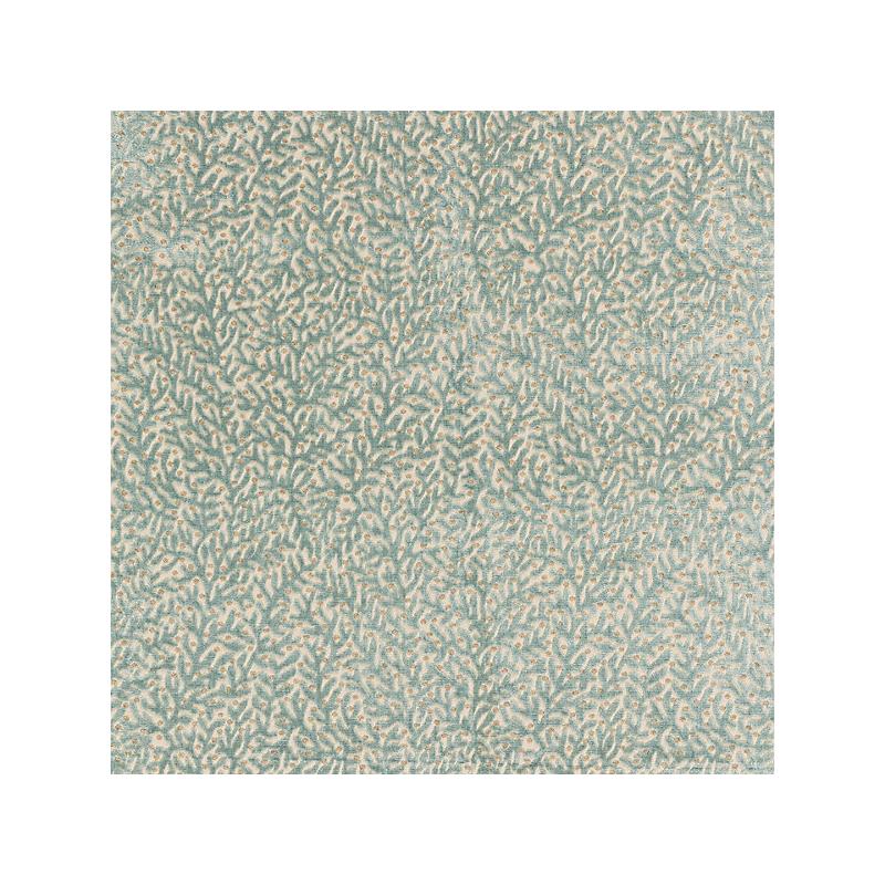 Sample 27077-003 Corallina Velvet, Lagoon - Scalamandre Fabric (SC 000327077)