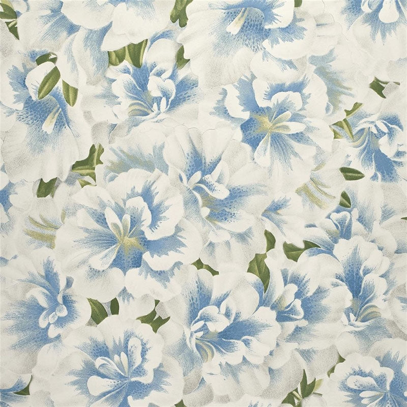 Save PJD6004/04 Variegated Azalea Swedish Blue by Designer Guild Wallpaper