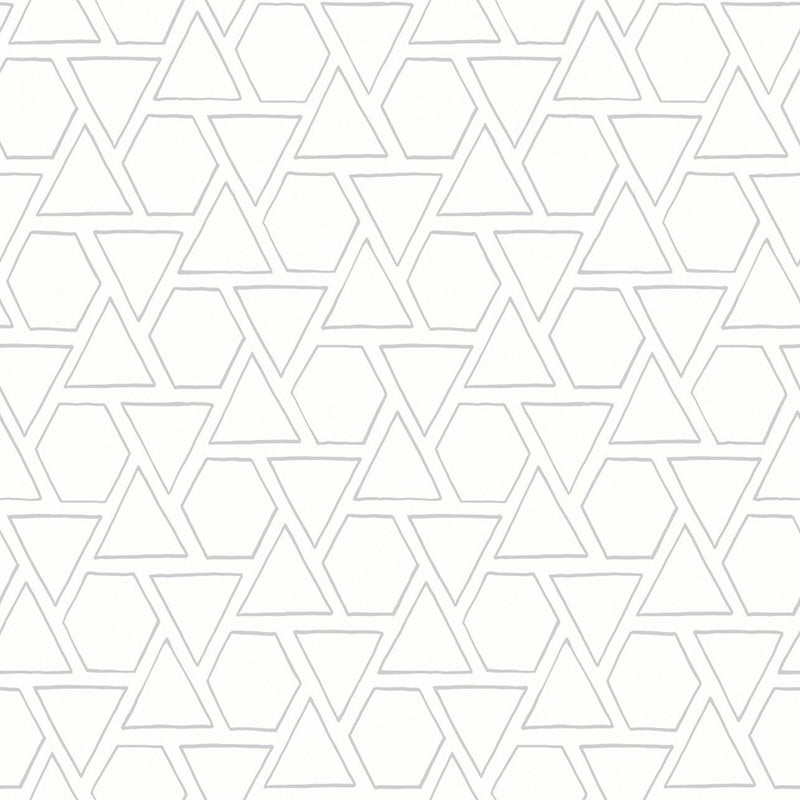Sample MB30105 Beach House Sun Shapes, Daydream Gray Geometric by Seabrook Wallpaper