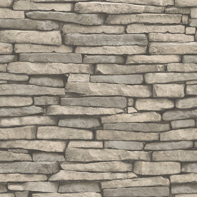Select NH3059 Hickory Creek Stone Graphics Peel and Stick by Wallpaper