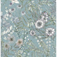 Order 2821-12904 Folklore. Full Bloom Blue A-Street Wallpaper
