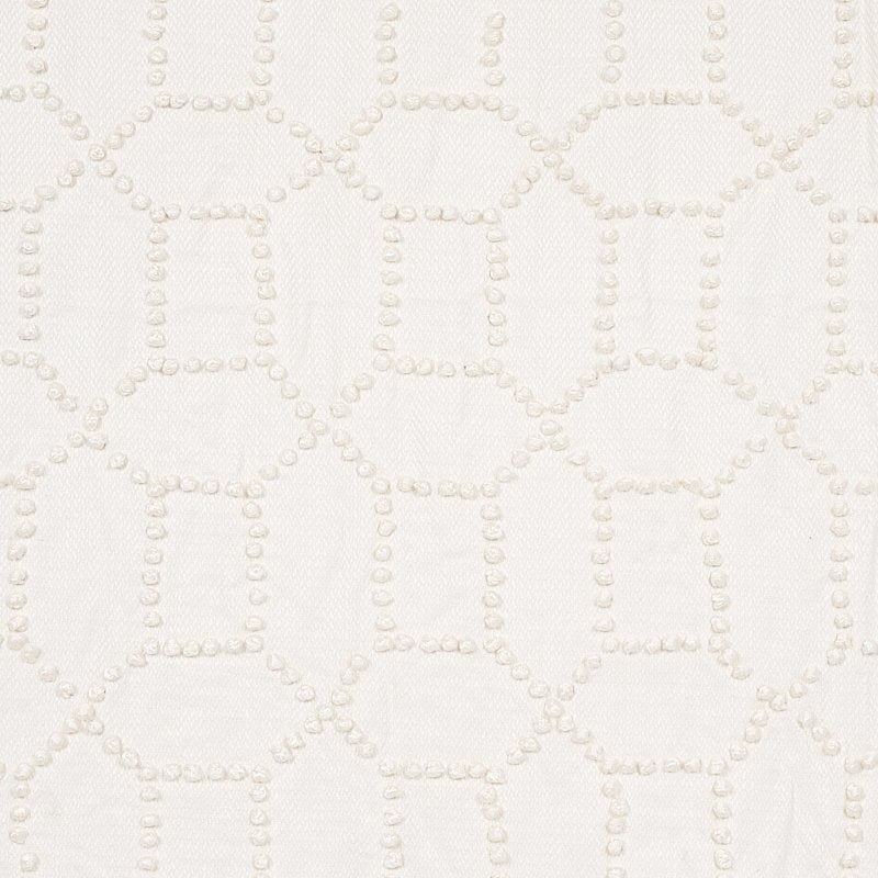 Purchase sample of 73281 Vento Embroidery, Ivory by Schumacher Fabric
