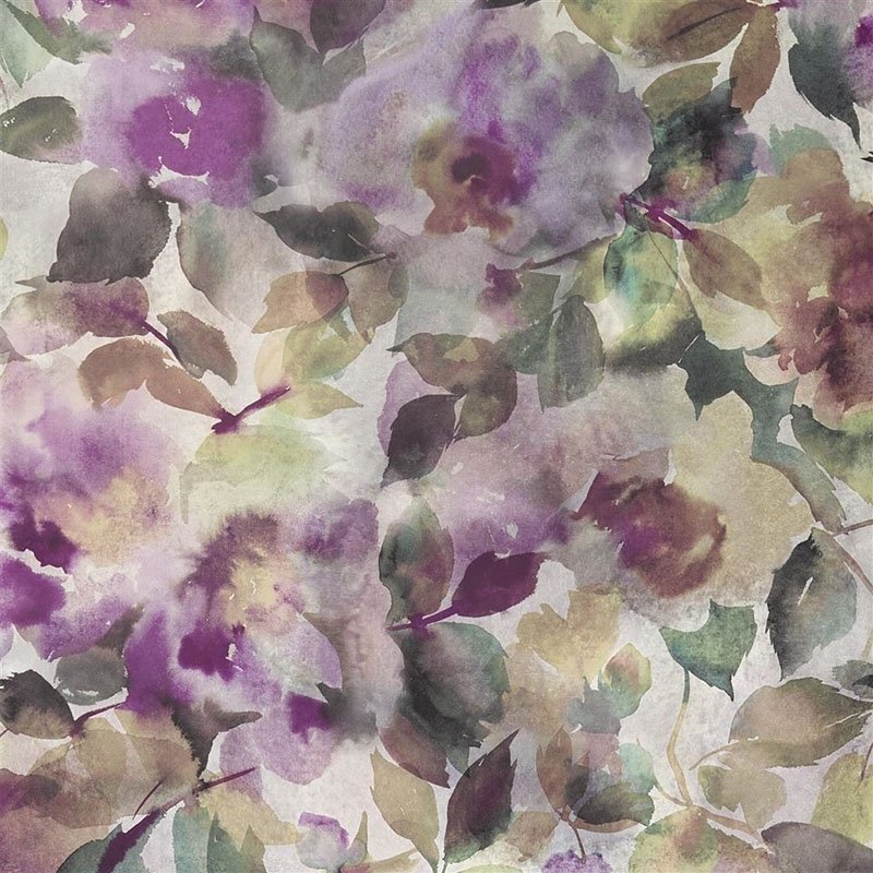 Save PDG1062/03 Surimono Amethyst by Designer Guild Wallpaper