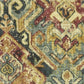 Sample MARR-3 Marrakesh, Wine Orange Rust Stout Fabric