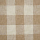 Sample 8505 Ian Granola, Brown Plaid Multipurpose Magnolia Fabric