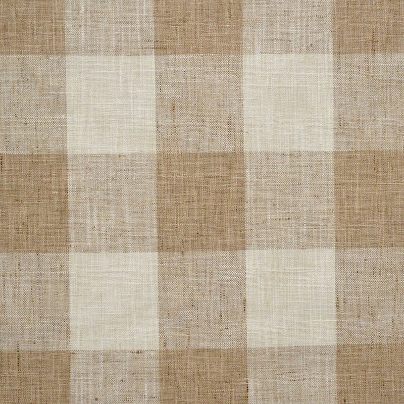Sample 8505 Ian Granola, Brown Plaid Multipurpose Magnolia Fabric