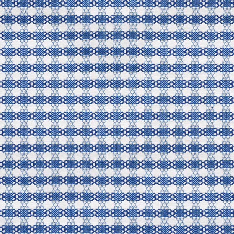 Purchase sample of 73430 Checkmate, Blue by Schumacher Fabric