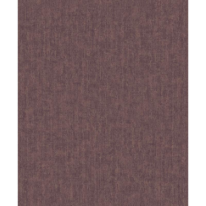 Sample 307320 Museum, Leonardo Mauve Flock Stripe Wallpaper by Eijffinger