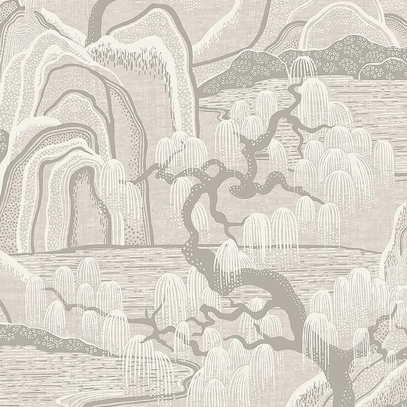 Sample 3134 Indigo Garden, Grey By Borastapeter Wallpaper