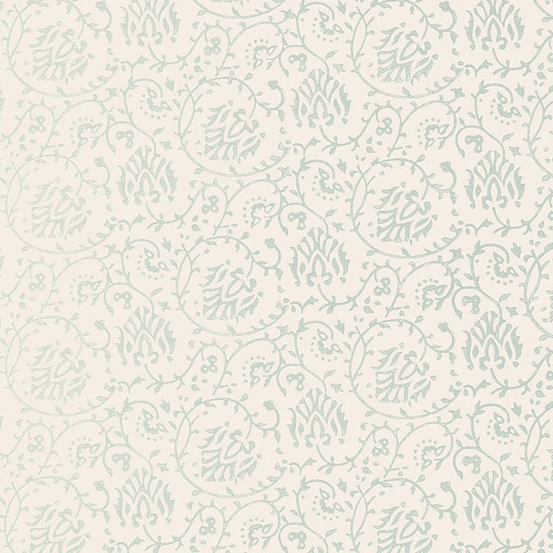 Acquire 5005272 Sarana Vine Water Blue Schumacher Wallpaper