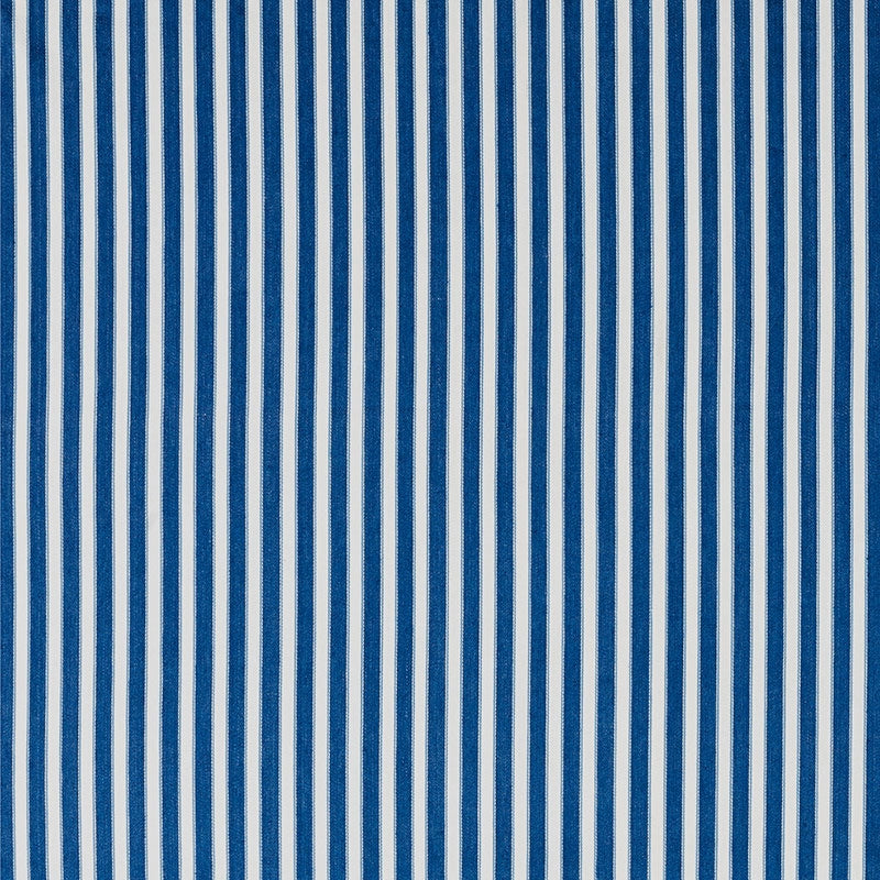 Purchase sample of 3475007 Antique Ticking Stripe, Indigo by Schumacher Fabric