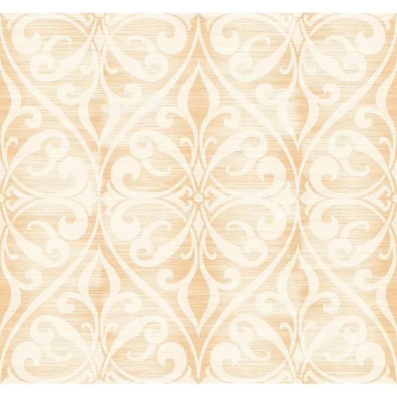 Looking LG90407 Lugano Neutrals Damask by Seabrook Wallpaper