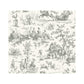 Sample GR5922 Grandmillennial, Seasons Toile Gray York Wallpaper