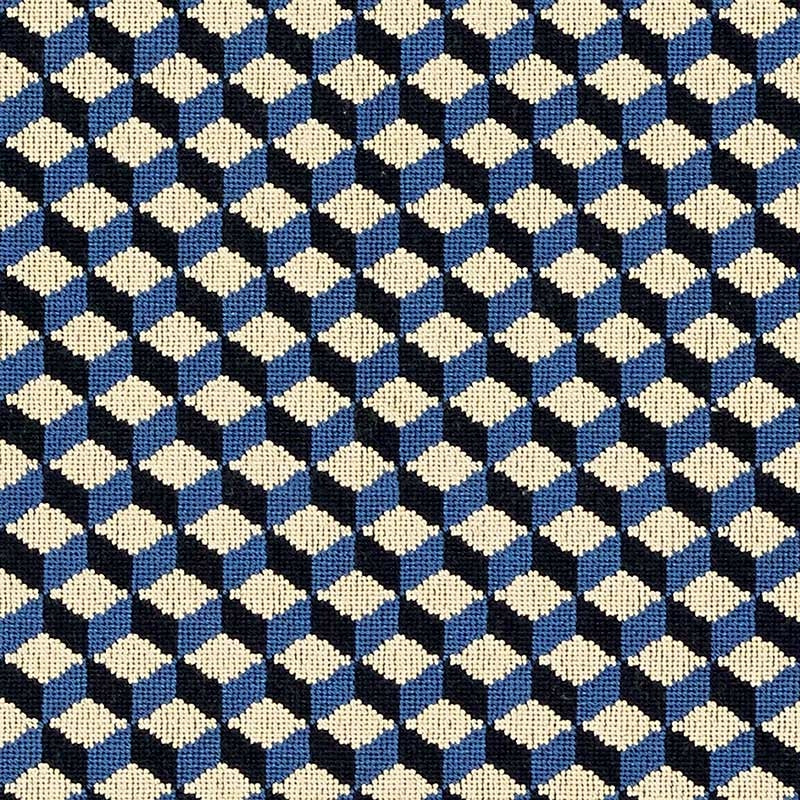 Purchase sample of 69851 Atwood, Cobalt by Schumacher Fabric