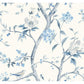 Acquire LN11102 Luxe Retreat Southport Floral Trail Blue by Seabrook Wallpaper