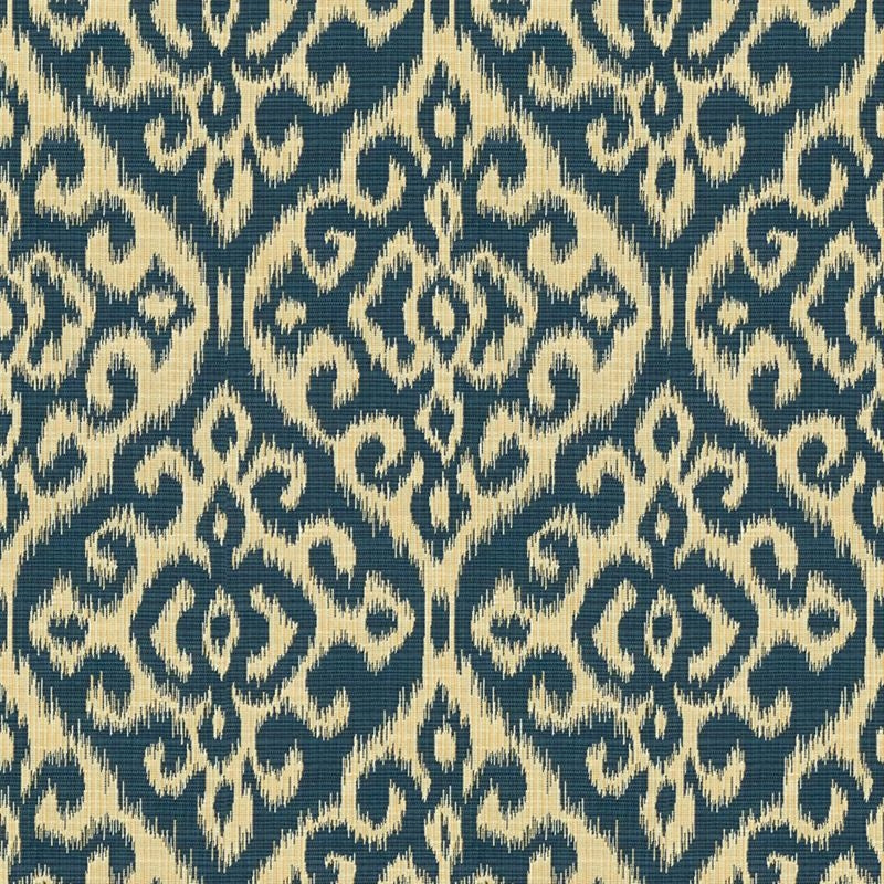 Buy 34107.516.0  Damask Blue by Kravet Design Fabric