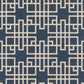 Acquire 4035-409253 Windsong Mana Navy Trellis Wallpaper Blue by Advantage