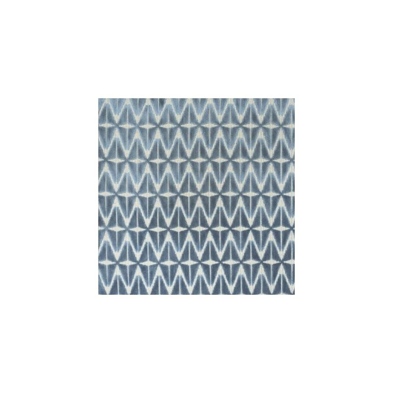 Save S4002 Cadet Blue Geometric Greenhouse Fabric