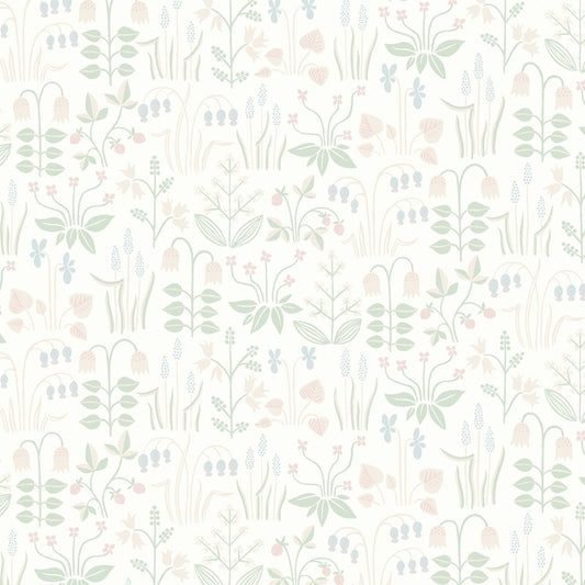 Save 7217 Strawberry Field Ivory by Borastapeter Wallpaper