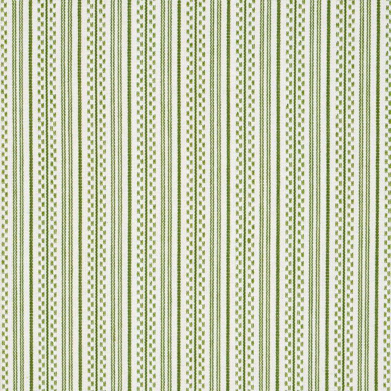 Save 71416 Jack Stripe Green by Schumacher Fabric