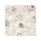 Sample AF37710 Flourish Abby Rose 4, Purple Morning Dew Wallpaper in Plum, Lilac Cream by Norwall