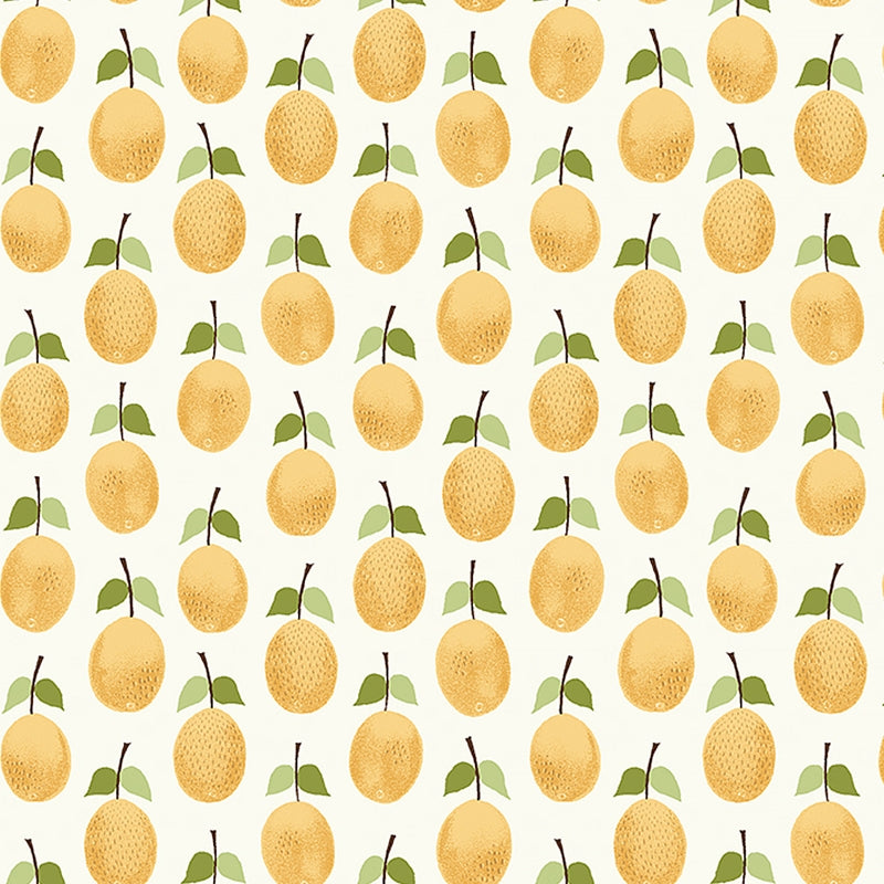 Sample 1975 Prunus, Yellow By Borastapeter Wallpaper