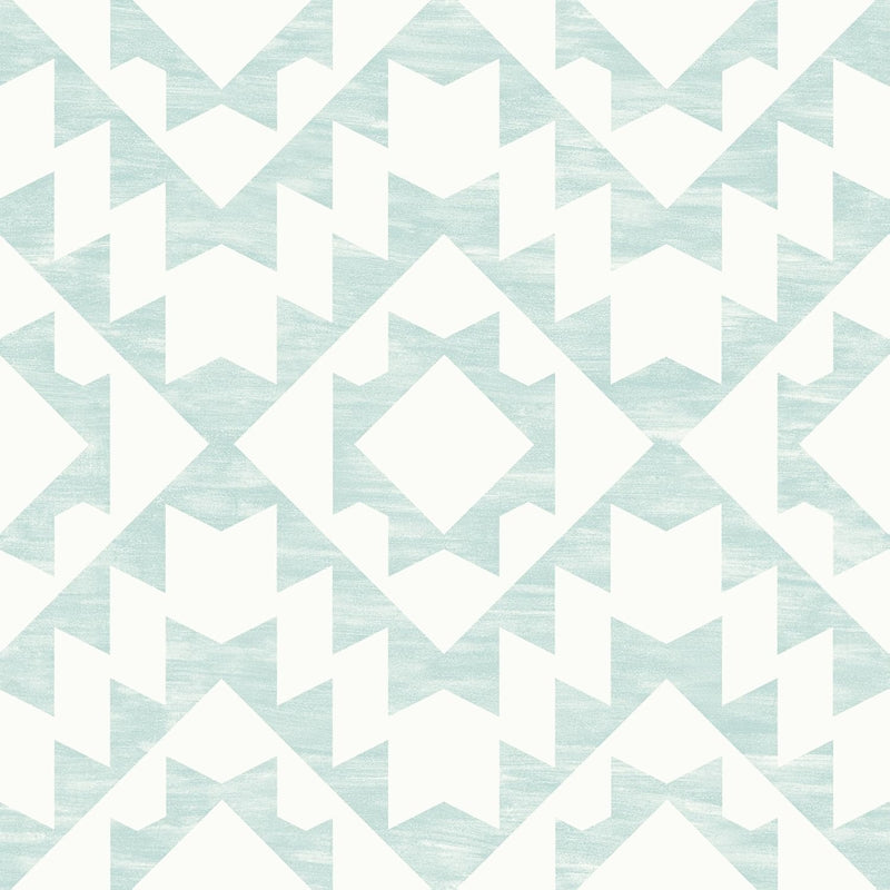 Sample DD148674 Design Department, Fantine Mint Geometric Wallpaper by Brewster